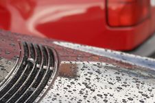 Water Drops On Car Stock Images