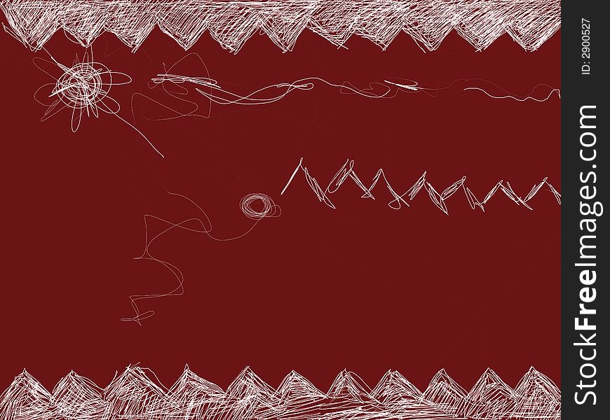 Hand drawn (with graphics tablet) abstract background. Hand drawn (with graphics tablet) abstract background
