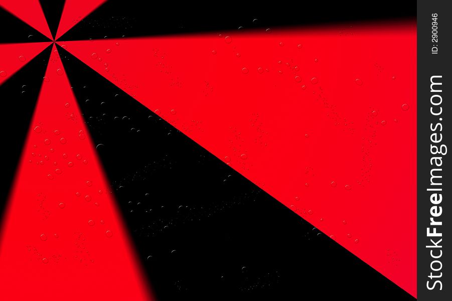 Abstract background in red and black