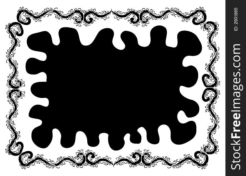 Squiggly Frame (inverted)