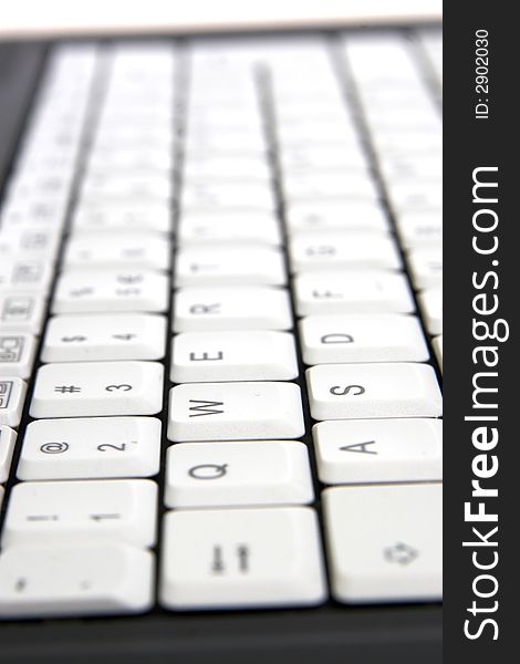 Photo of Closeup of laptop keyboard