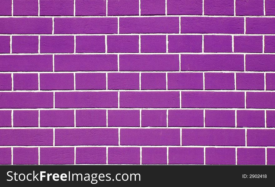 Violet  bricks wall. Background for design. Violet  bricks wall. Background for design.