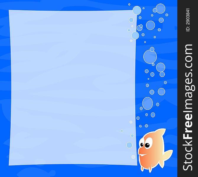 Bubbles background frame