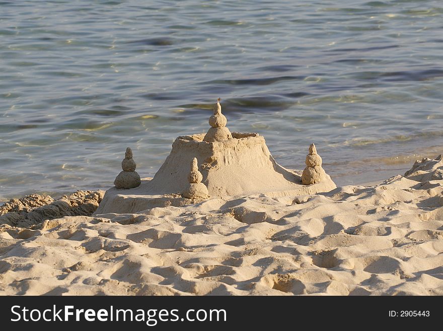 A photo of Sand Castle on the beach