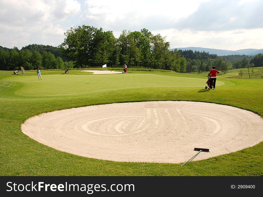 Golf players in The Czech Republic