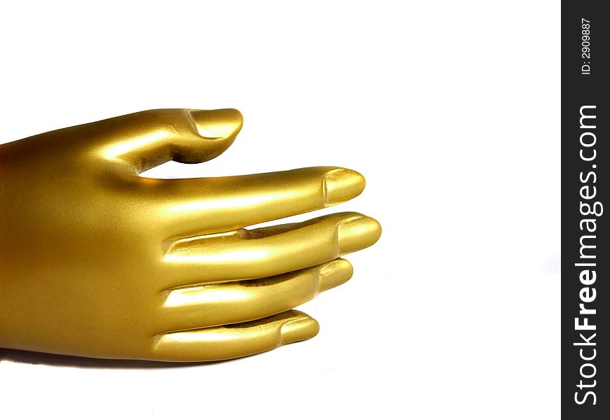 Golden hand