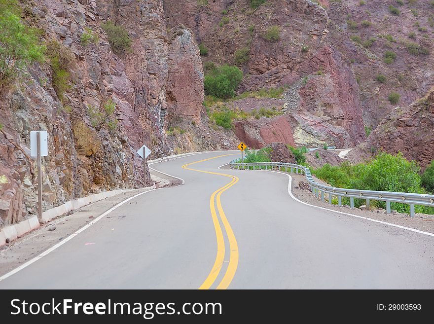 Winding Mountain Road