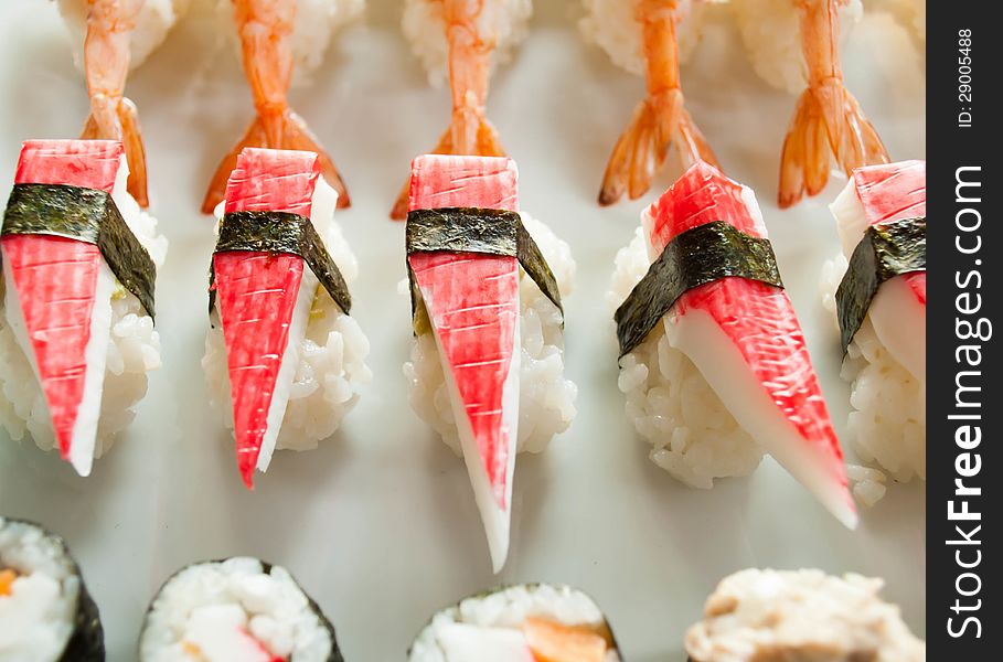 Crab Sushi.