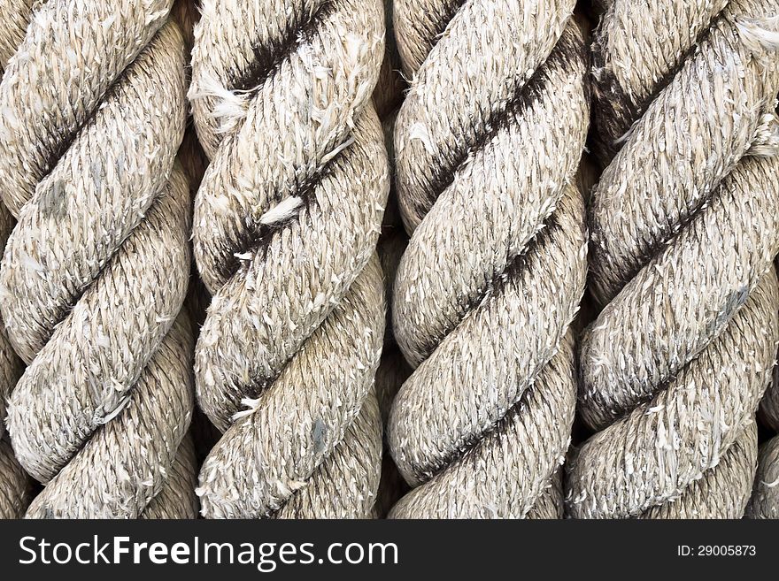 Old spiral rope texture background