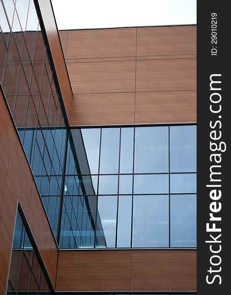 Abstract modern building background