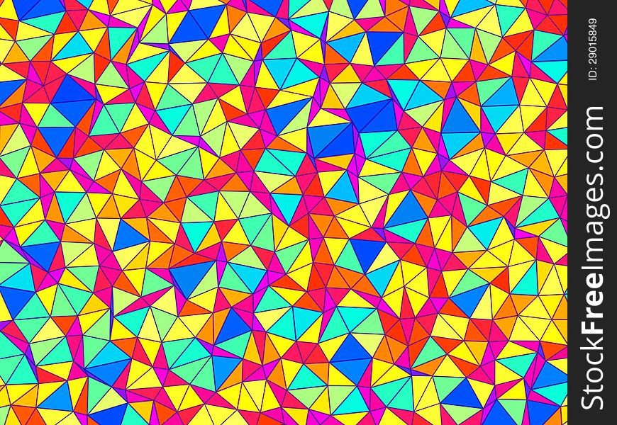 Abstract decorative design, colorful geometric diamond background. Abstract decorative design, colorful geometric diamond background