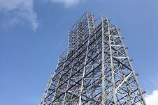 Steel Framework Royalty Free Stock Photography Steel Framework Royalty Free Stock Photography