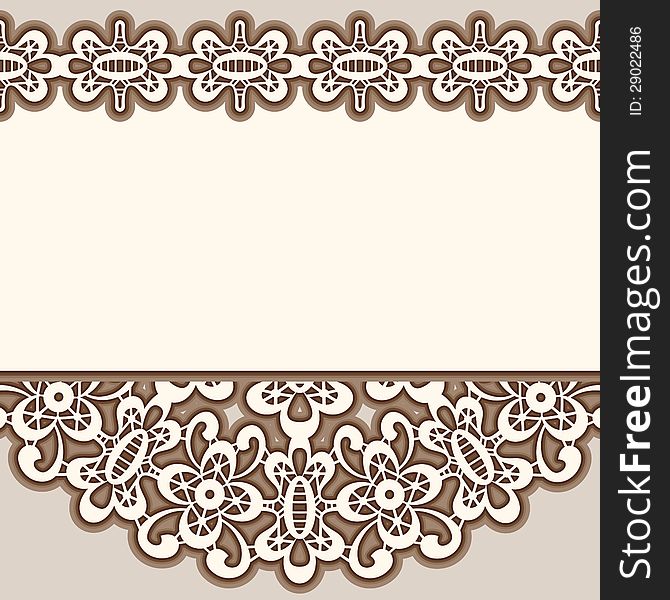 Vintage lace background, decorative template for design. Vintage lace background, decorative template for design