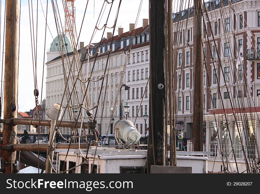 Nyhavn (Danish pronunciation: [ËˆnyhÉ‘ÊŠÌ¯n]) is a 17th century waterfront, canal and entertainment district in Copenhagen, Denmark. Nyhavn (Danish pronunciation: [ËˆnyhÉ‘ÊŠÌ¯n]) is a 17th century waterfront, canal and entertainment district in Copenhagen, Denmark.