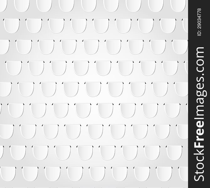 Black and white abstract background made out of metal looking tags. Black and white abstract background made out of metal looking tags.