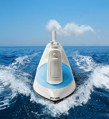 Easy Homework Concept Ironing Royalty Free Stock Photos