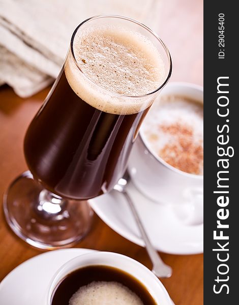 Close Up Photograph of a hot coffee cup. Close Up Photograph of a hot coffee cup