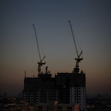 Buildings Under Construction Royalty Free Stock Image
