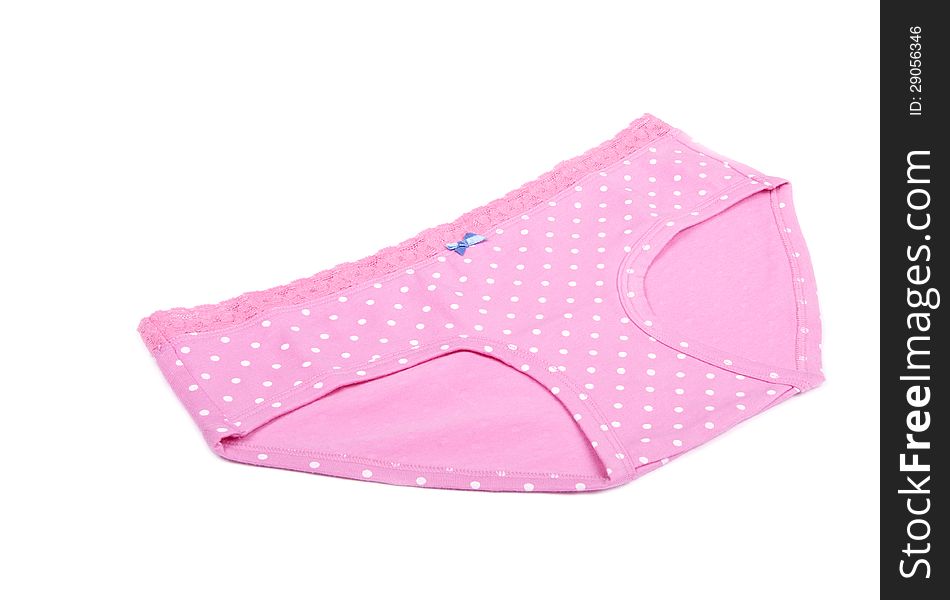 Pink Panties with white polka dots #2. Pink Panties with white polka dots #2.