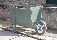 Wooden Wheelbarrow. Stock Images Wooden Wheelbarrow. Stock Images