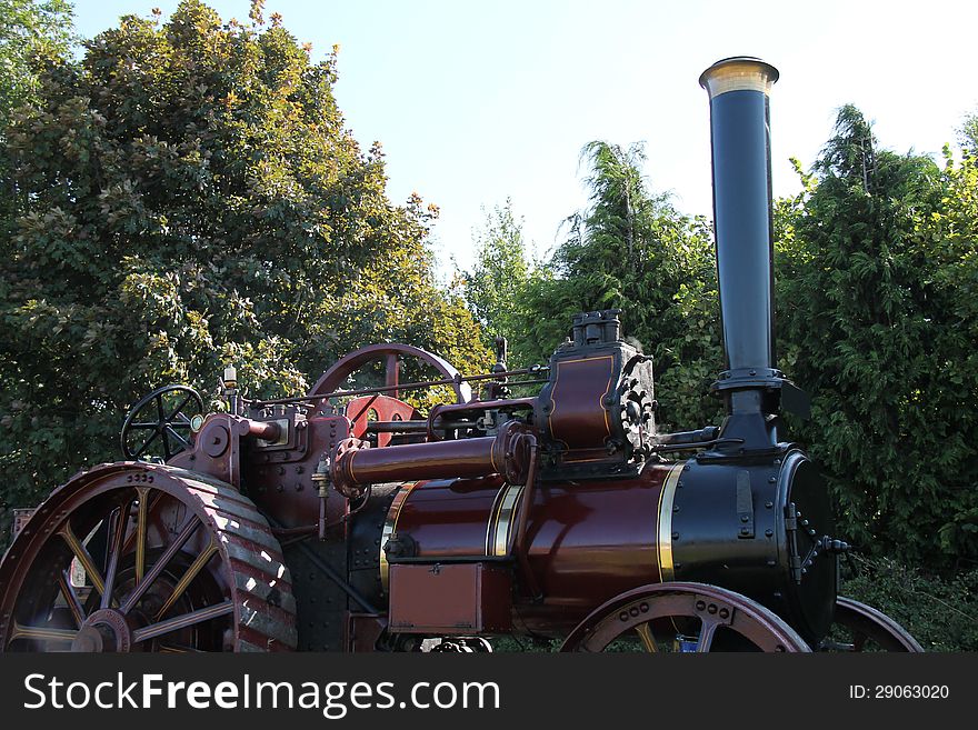A Beautiful Traction Engine on a Bright Sunny Day. A Beautiful Traction Engine on a Bright Sunny Day.