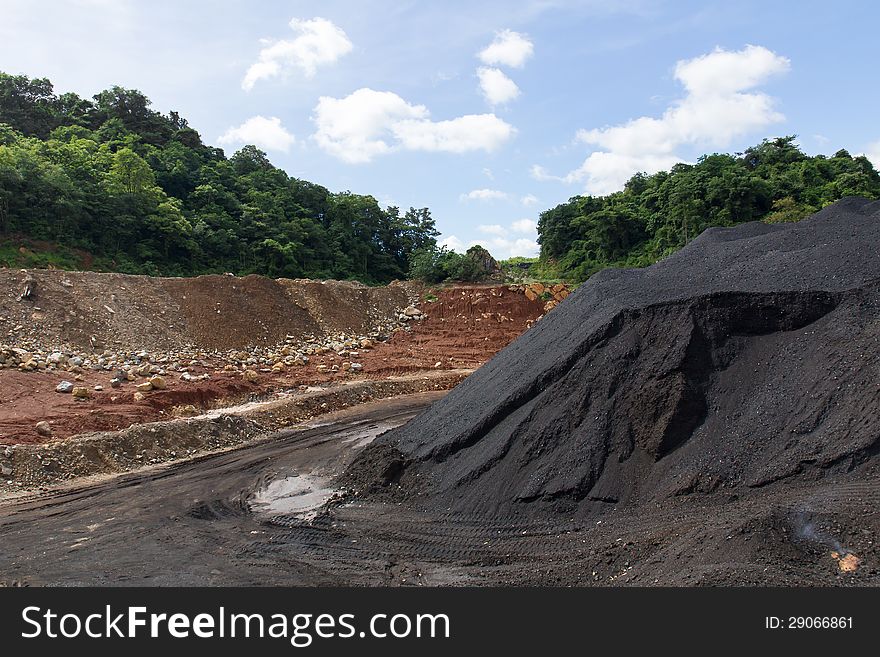 Stockpile Of Coal