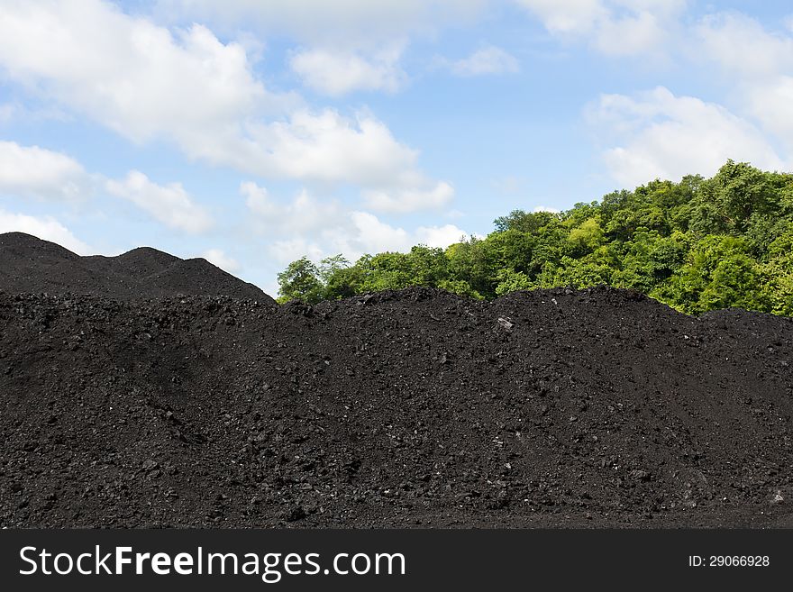 Stockpile Of Coal