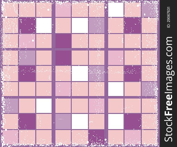 Abstract retro background made of squares. Abstract retro background made of squares