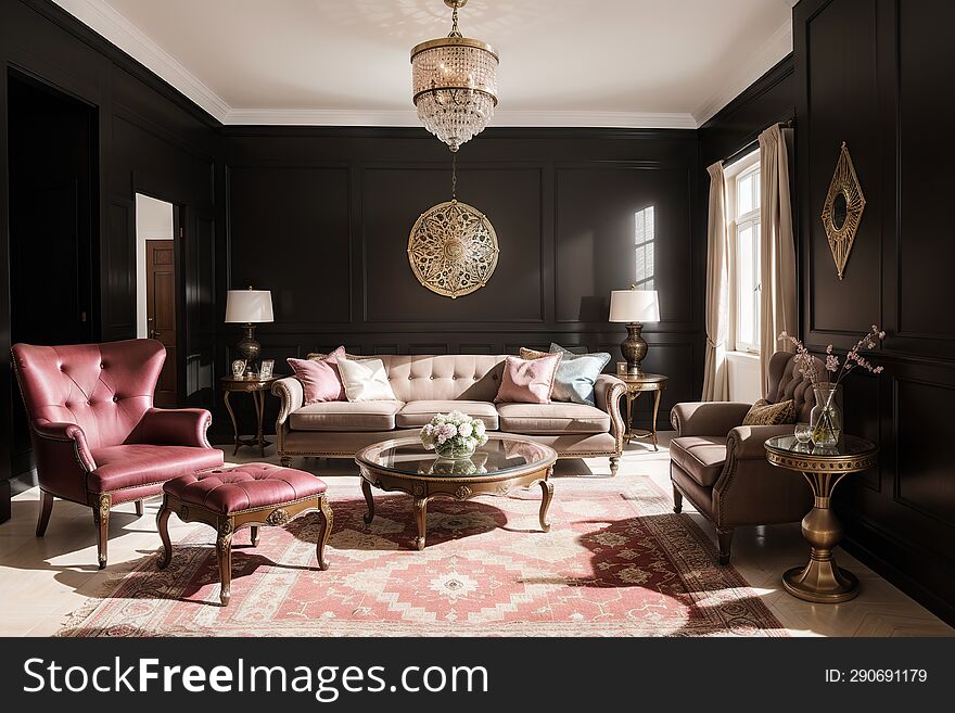 Community Room of Moorish Marvel This interior design showcases a Community Room moorish marvel that incorporates elements to emphasize both comfort and style. The design leverages a carefully chosen color scheme and strategically placed furniture to create a harmonious space.