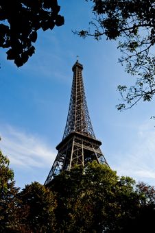 Eiffel Tower In Paris, France Royalty Free Stock Photos