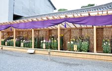 Flower Garden At Nijo Castle In Kyoto Royalty Free Stock Photos Flower Garden At Nijo Castle In Kyoto Royalty Free Stock Photos