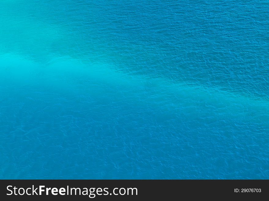 Soft flowing pattern of the turquoise Caribbean sea. Soft flowing pattern of the turquoise Caribbean sea