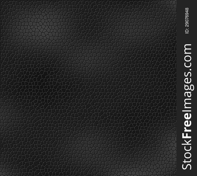 Vector black leather pattern background. Vector black leather pattern background