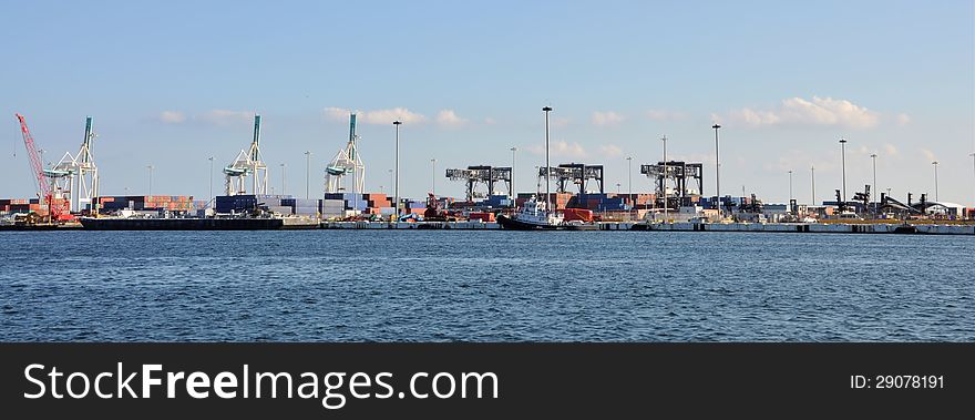Image of the Port of Miami. Image of the Port of Miami