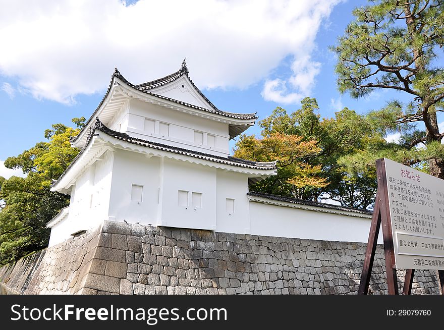 Nijo Castle was built in 1603 as the Kyoto residence of Tokugawa Ieyasu, the first shogun of the Edo Period (1603-1867)