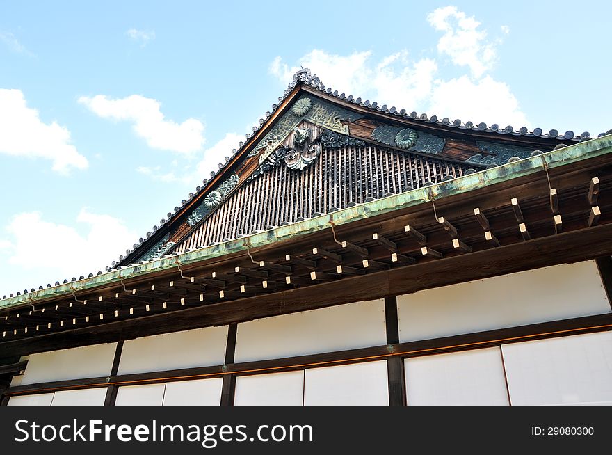 Nijo Castle was built in 1603 as the Kyoto residence of Tokugawa Ieyasu, the first shogun of the Edo Period (1603-1867)