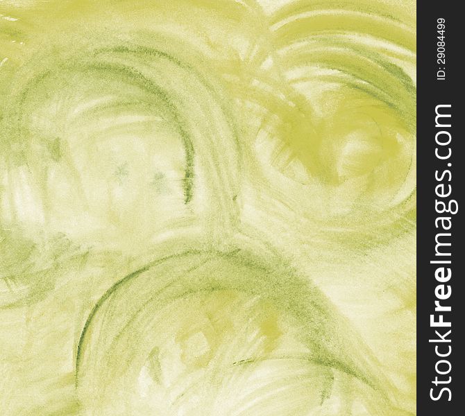A 12 inch textured watercolor background. For digital scrapbooking or other applications. Circular swirled green and yellow strokes. A 12 inch textured watercolor background. For digital scrapbooking or other applications. Circular swirled green and yellow strokes.