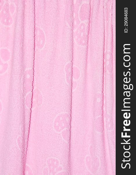 Pink curtains for decorative and background. Pink curtains for decorative and background.