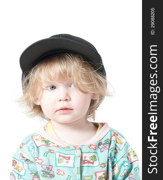 A Child In A Cap.