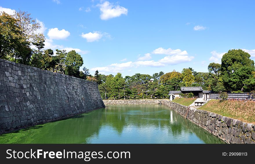 Pond At Nijo Castle