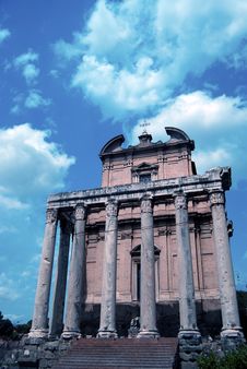 Building At The Roman Forum Stock Photography Building At The Roman Forum Stock Photography