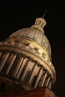The Pantheon Dome In Paris, France Royalty Free Stock Photo The Pantheon Dome In Paris, France Royalty Free Stock Photo