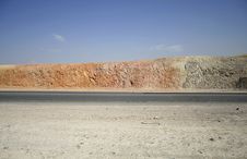 Road In The Dead Sea Stock Image