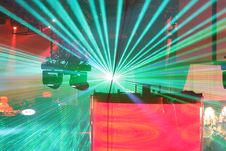 Laser Crowd Royalty Free Stock Images