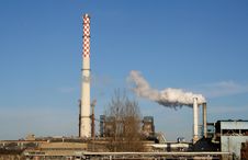 Smoking Factory Chimney Stock Image Smoking Factory Chimney Stock Image
