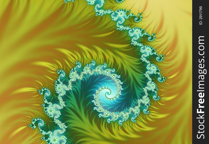 Computer generated abstract background, based on a fractal design