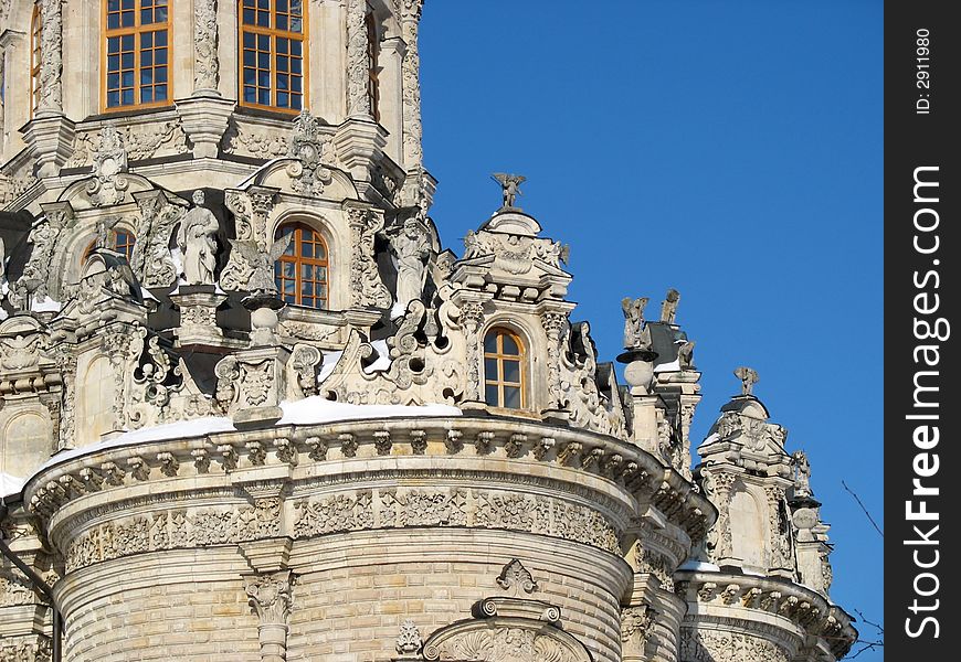 Architectural element of ancient church