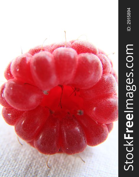 Raspberry isolated in White Background