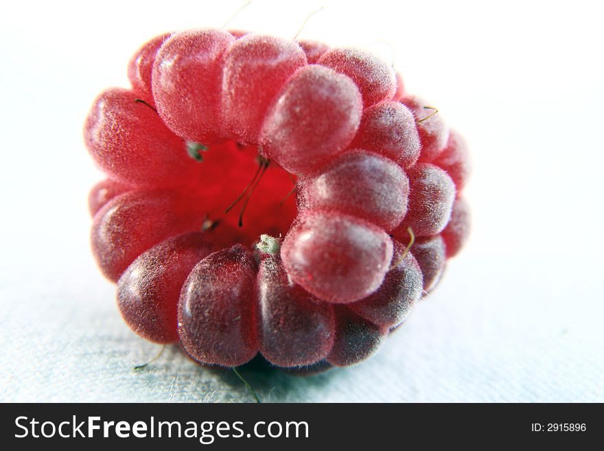 Raspberry isolated in White Background