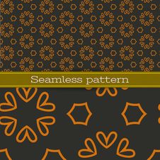Vector Geometric Seamless Pattern Stock Image
